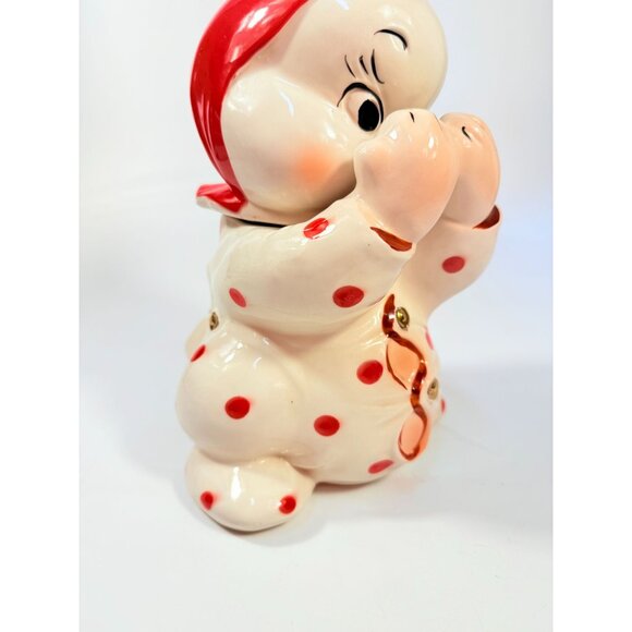 Cookie Jar Canister Regal China Peek-A-Boo Designed by Van Tellingen Baby Bunny - Picture 16 of 16